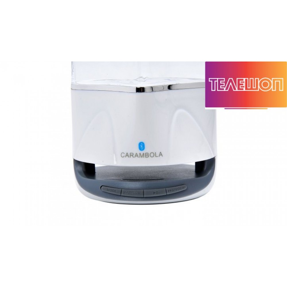 Водна Bluetooth колона с цветомузика - Carambola Speaker F1