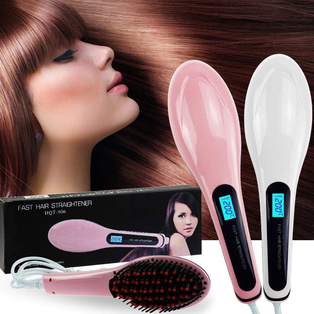 ПРОМО! Четка за изсушаване и изправяне на коса Fast Hair Straightener