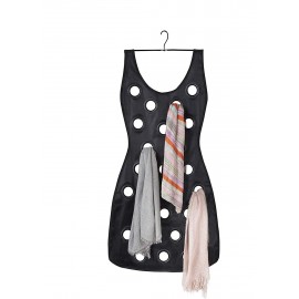 Органайзер - рокля за шалове Black Dress Scarf Organizer